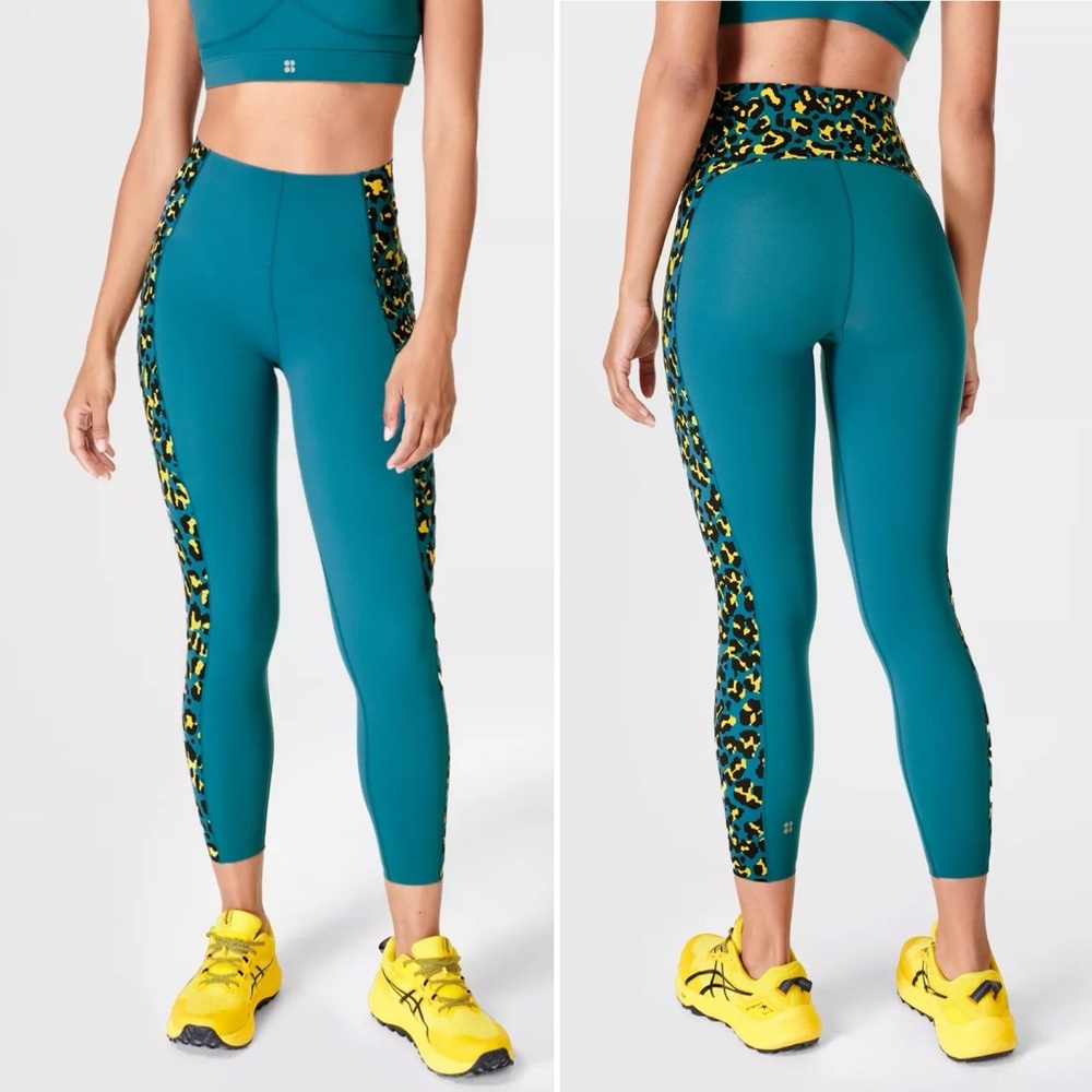 Sweaty Betty Power Ultra Sculpt High Waist 7/8 Workout Leggings Training Size 8